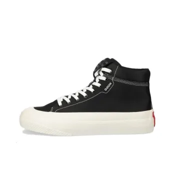 HUGO BOSS Abrasion Resistant High Top Skateboard Shoes Men's Black