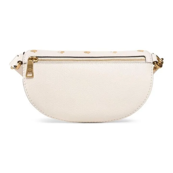 COACH Bethany Leather Crossbody Bag Sling Bag Fanny Pack Small Size Women's White-5