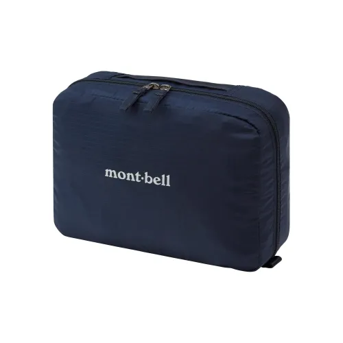 MONTBELL Nylon Toiletry Bag Large Size Unisex Marine Blue
