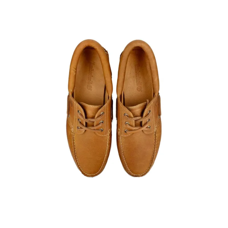 Timberland Authentics 3 Eye Leather Boat Shoes-4
