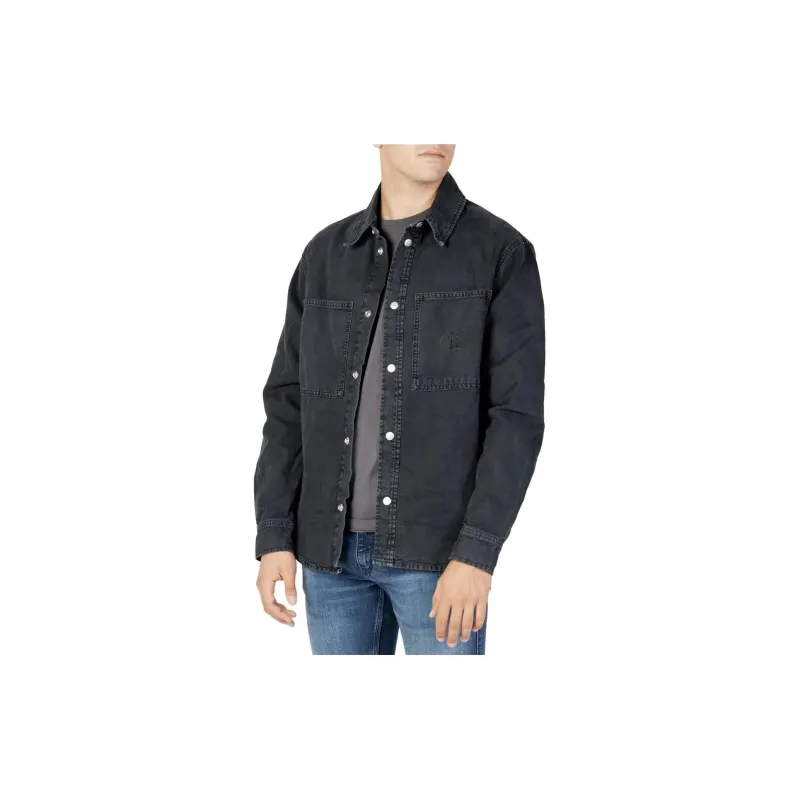 CALVIN KLEIN Denim Jacket Men's Black-2
