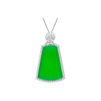 Princess Cui Chalcedony Jade Necklaces Women's