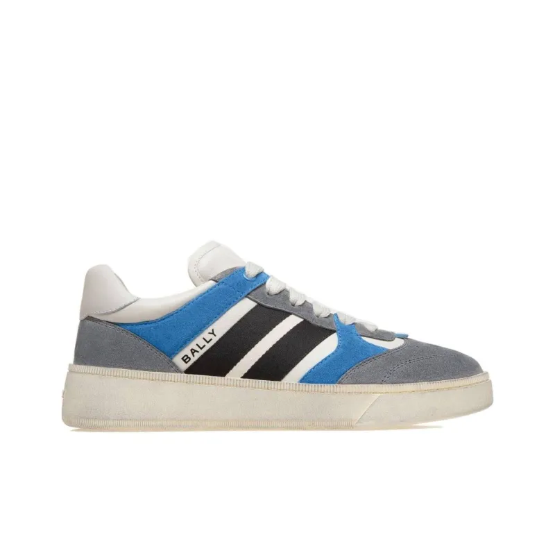 BALLY Panelled Suede Sneakers-1