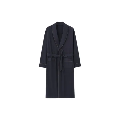 MIIOW Bath Robes Men's Dark Blue