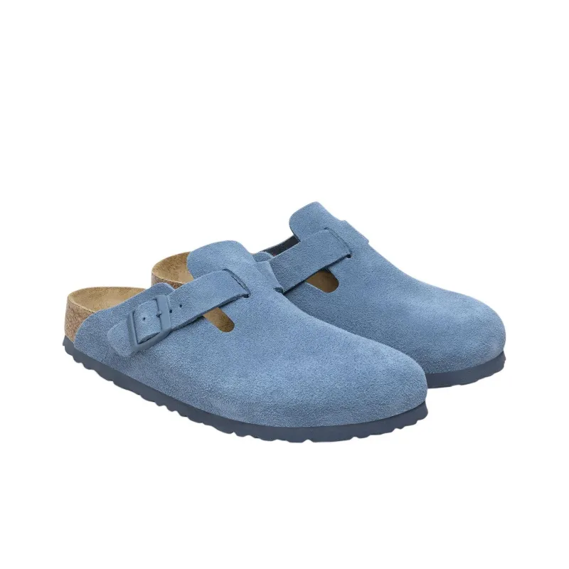 Birkenstock Buckled Suede Leather Slippers-2