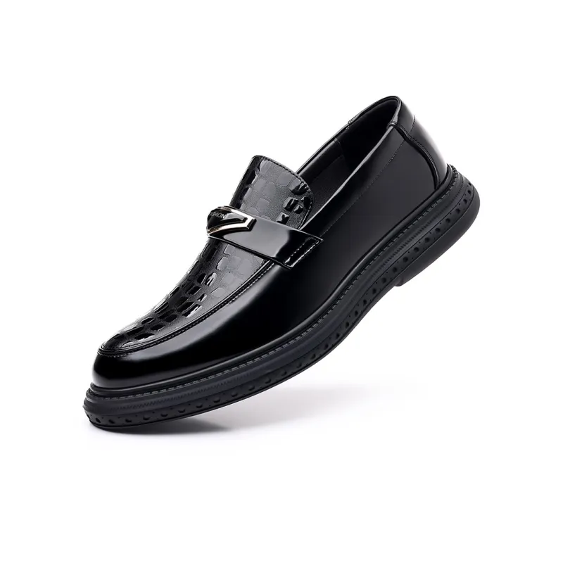 JIETEGONGYANG Dress Shoes Men's Black-0