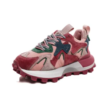 XI NUO WANG Slip Resistant Low Top Chunky Sneakers Women's