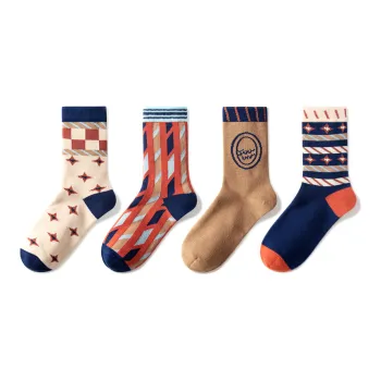 NAIER Mid Calf Socks Women's 4 Pack