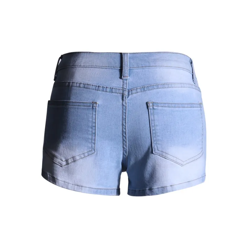 Wen Shan Denim Shorts Women's-4