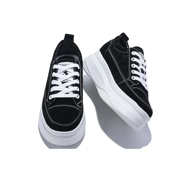 Junjali Slip Resistant, Abrasion Resistant, Lightweight, Height Increasing, Thermal Low Top Casual Shoes Women's-2
