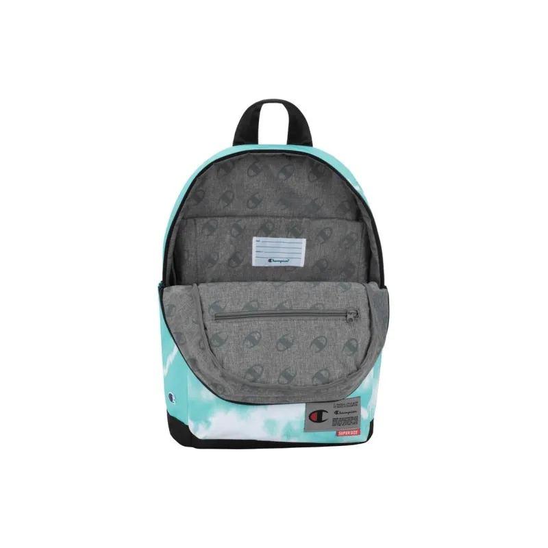 Champion Polyester Backpack Unisex Blue White-4