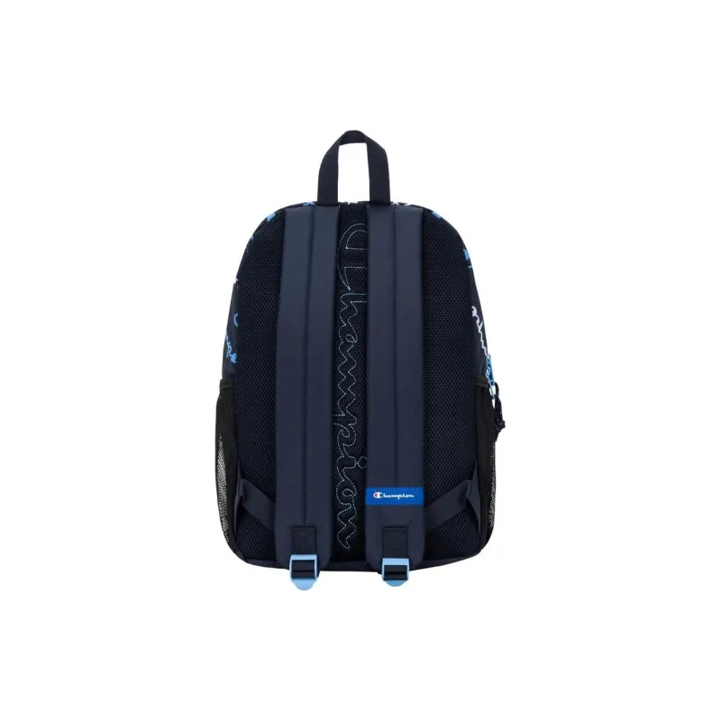 Champion Polyester Backpack Regular Men's Marine Blue & White-2
