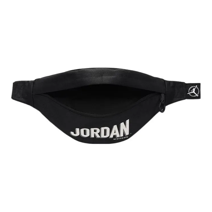 Jordan Polyester One Shoulder Crossbody Fanny Pack Regular Unisex Black-3