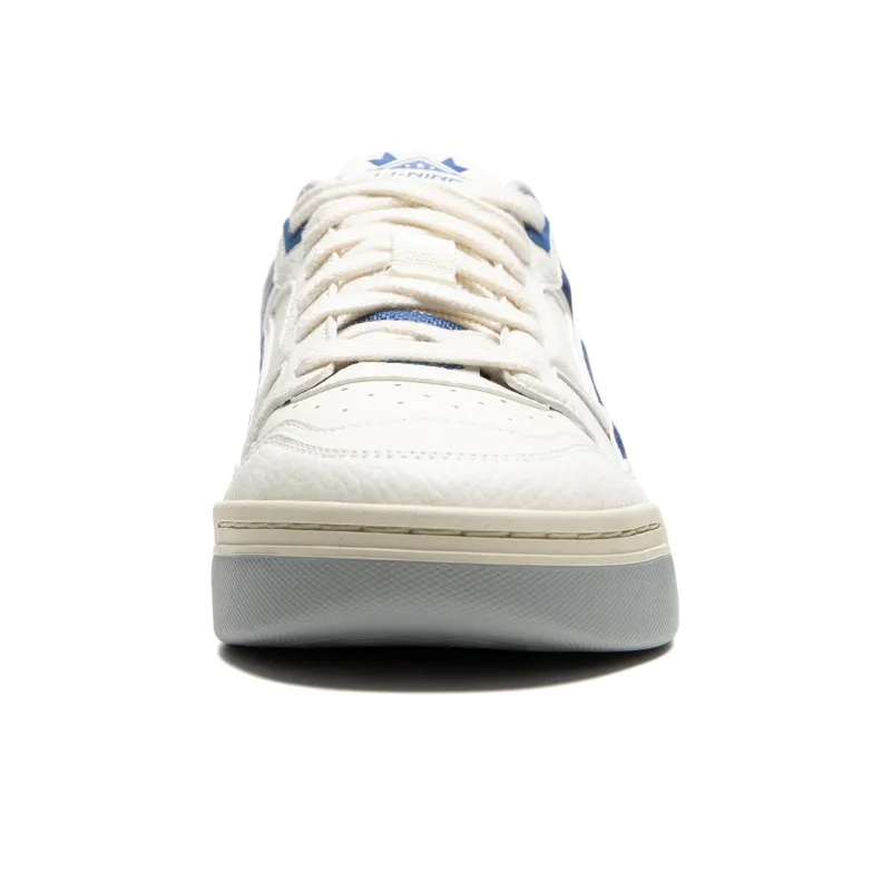 LiNing Moon White 2.0 Anti-Slip And Wear-Resistant Breathable Low-Top Skateboard Shoes Men's White Blue-4