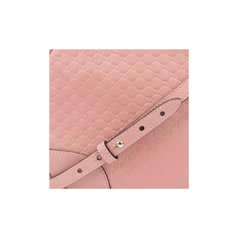 GUCCI Leather Camera Bag Shoulder Bag Crossbody Bag Medium Size Women's Pink-4
