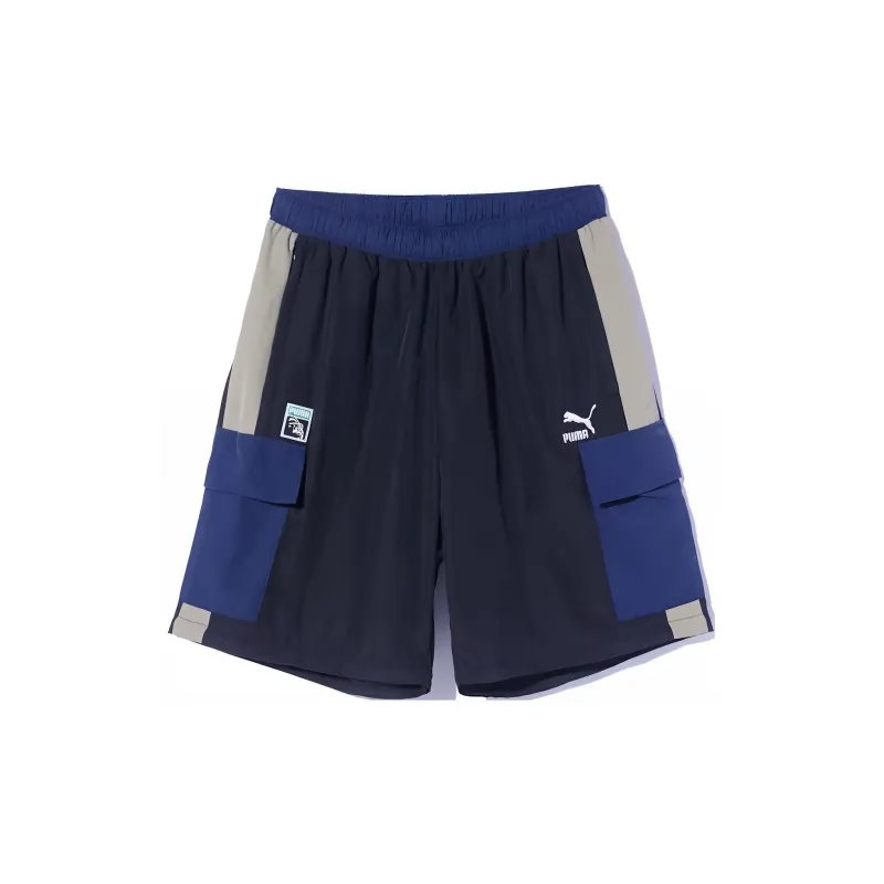 PUMA x XLARGE SS24 Knitted Sweatpants Men's Dark Blue-2