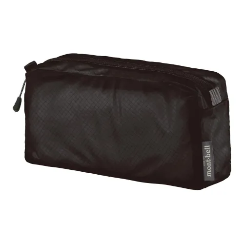 MONTBELL Nylon Makeup Hanne bag Medium Size Unisex Black