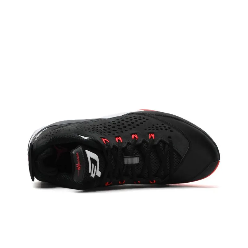 Jordan CP3 7 Cushioned Slip-Resistant Low-Top Basketball Shoes Men's Black Red-3