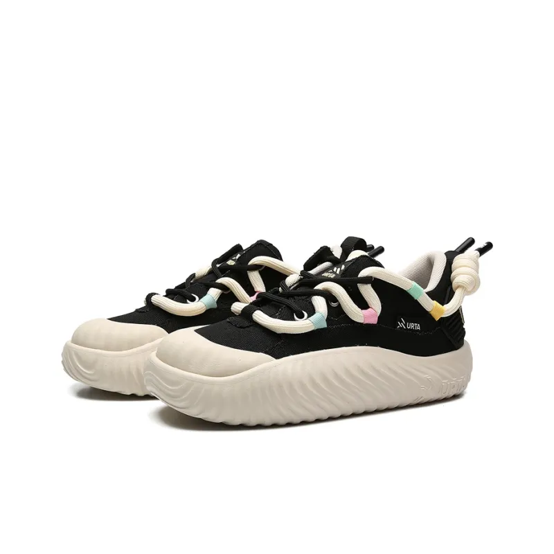 URTA Greedy Snake Collection Low Top Skateboard Shoes Women's Black-2