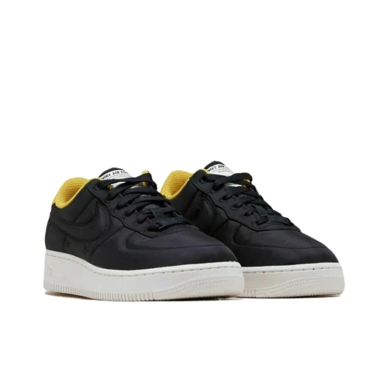 Nike Air Force 1 Lux Black Yellow Ochre Women's-3