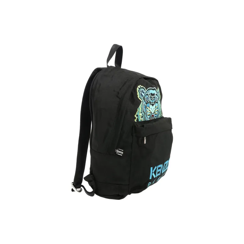 KENZO Polyester Canvas Backpack Large Size Unisex Black-4