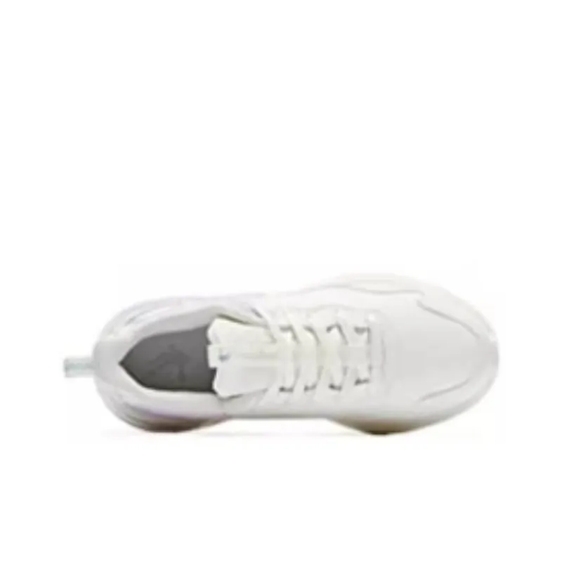 QIAODAN Anti Slip And Wear Resistant Water Resistant Low Top Running Shoes Women's White Purple-3