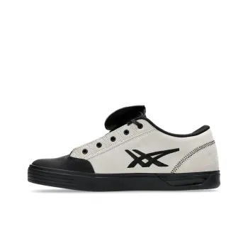 Asics Anti Slip Wear Resistant Low Top Skateboard Shoes Men's Beige Black