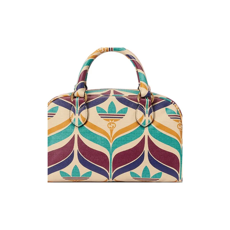 GUCCI X ADIDAS Collaboration Leather Crossbody Bag Mini Men's Multicolor-8