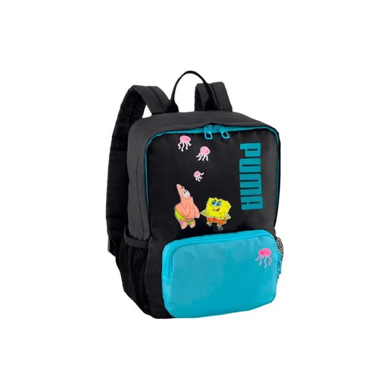 PUMA SPONGE BOB Sponge Baby Collaboration Fabric Backpack Regular Men's Blue-2