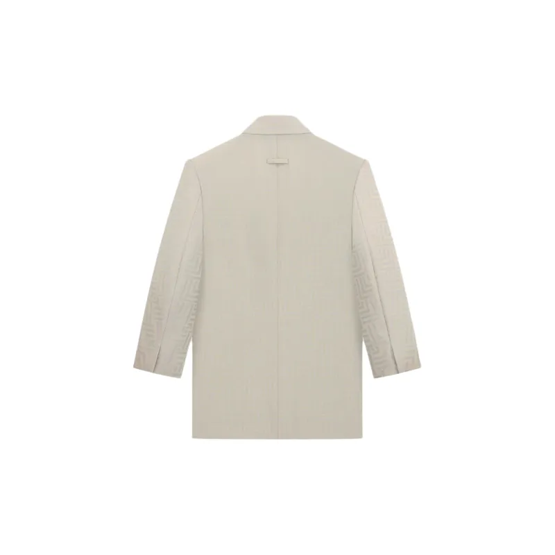 Fear Of God SS24 Season 8 Collection Wool Jacquard California Blazer Business Suit Women's Dove Gray/Dove Grey-1