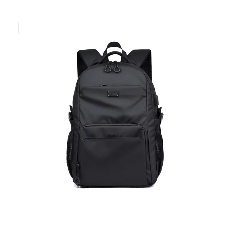 HACIN Oxford Backpack Regular Unisex Black/Gray-0