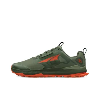 Altra Cushioning Anti Slip And Wear Resistant Low Top Trail Running Running Shoes Men's Green Orange