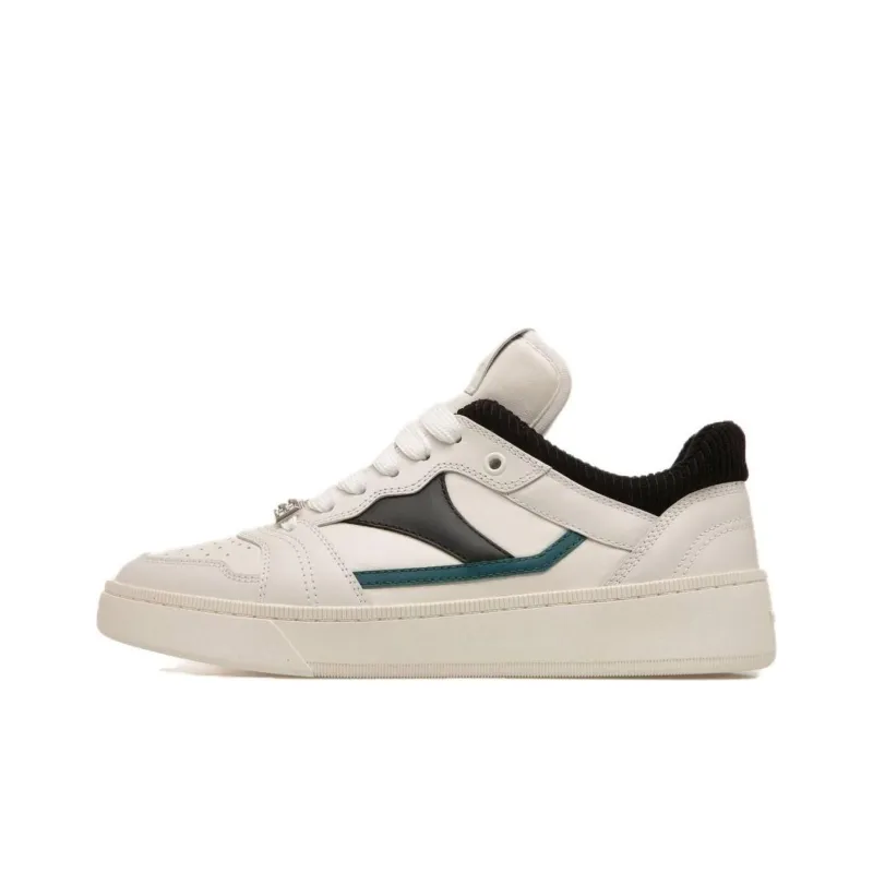 BALLY Low Top Skateboard Shoes Men's Ecru-0
