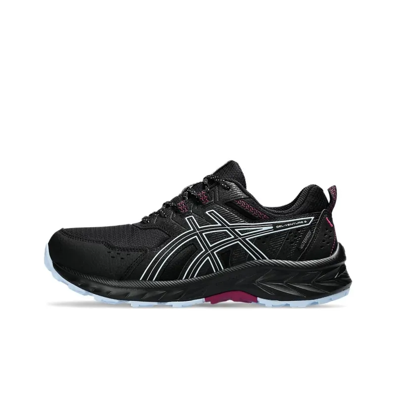 Asics Gel Venture 9 Waterproof Black Light Blue Women's-0