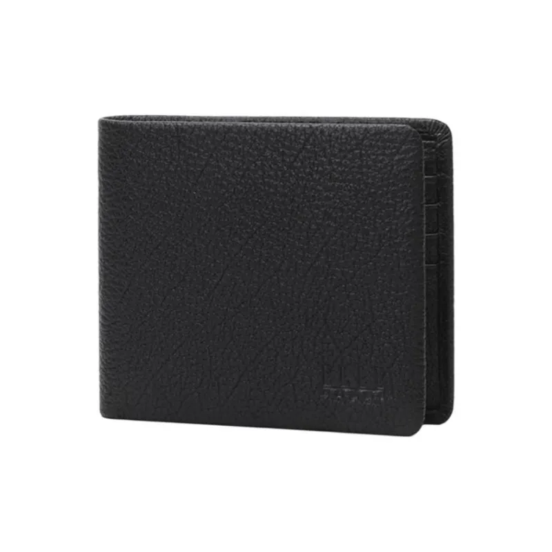ELLE HOMME Cow Leather Wallet Regular Men's Black-5