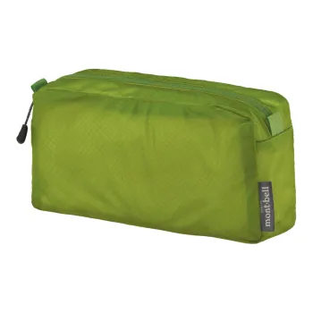 MONTBELL Tear Resistant Nylon Makeup Bag Small Size Unisex Leaf Green