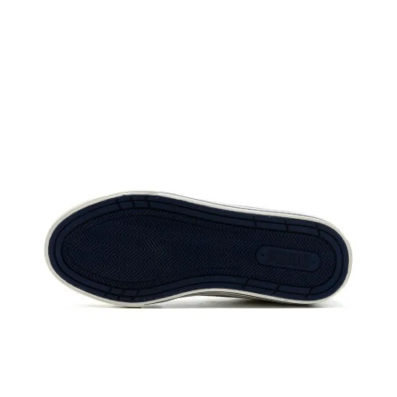 PUMA Court Classic Wear-Resistant Breathable Cushioning Lightweight Low-Top Skateboard Shoes Unisex White Blue-5