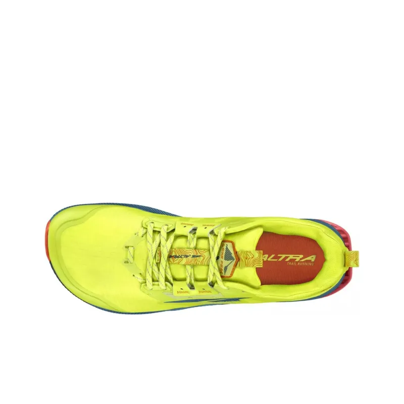 Altra Lone Peak 8 Cushioning, Slip Resistant, And Abrasion Resistant Low Top Running Shoes Men's Green Black Orange-3
