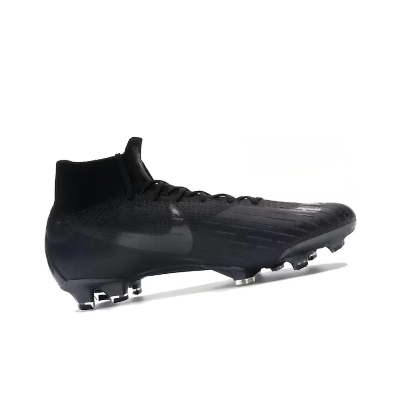 Nike Superfly 360 FG Rubber Long Studs Cushioning Wear-Resistant Soccer Shoes Unisex Black-1