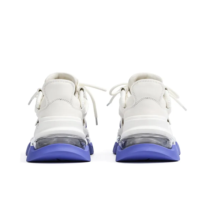 VINYVIOLA Cushioned Wear-Resistant Height Increasing Low-Top Chunky Sneakers Women's-3