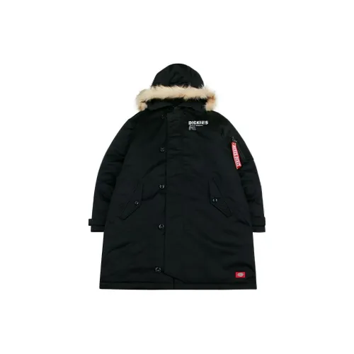 Dickies Parka Coats Men Black