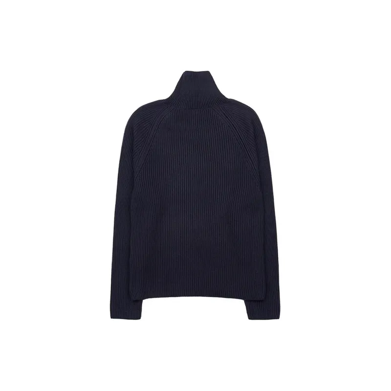 AMIPARIS Paris High Neck Ribbed Jumper-1