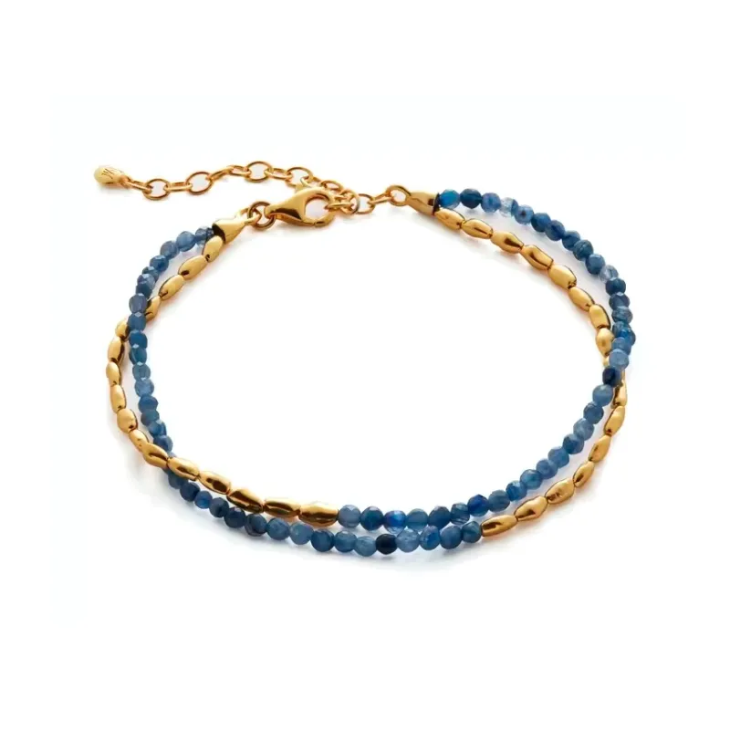 Monica Vinader Mini Nugget Gemstone Beaded Bracelet-0