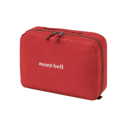 MONTBELL Nylon Toiletry Bag Large Size Unisex Red