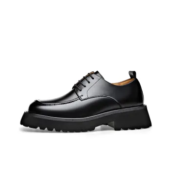 SHUPATE Dress Shoes Men Low-Top Black
