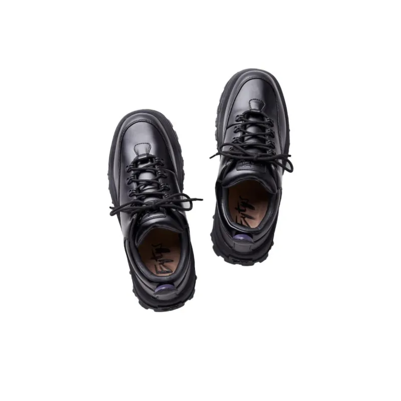 EYTYS Slip Resistant Low Top Casual Shoes Unisex Black Blue-4