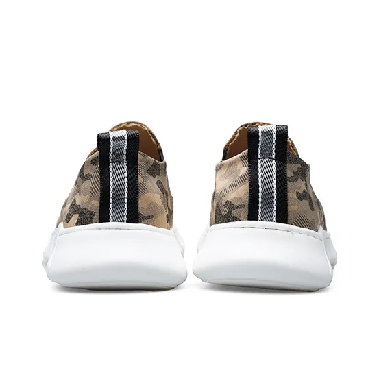PARDASAUL Canvas Shoes Men Low Top Black, Yellow-9
