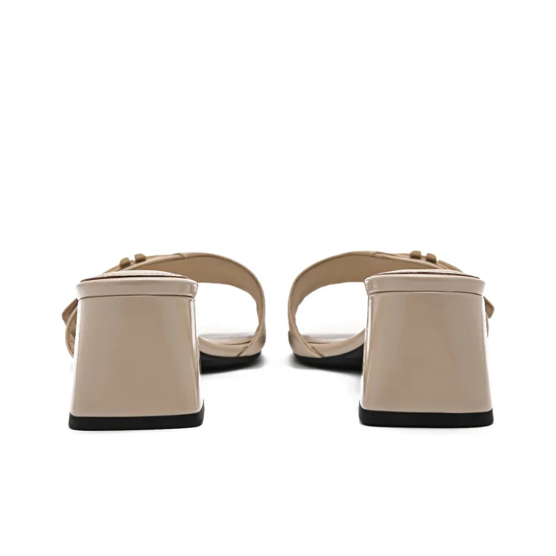 PEDRO Slide Slippers Women's Black/Sand-2