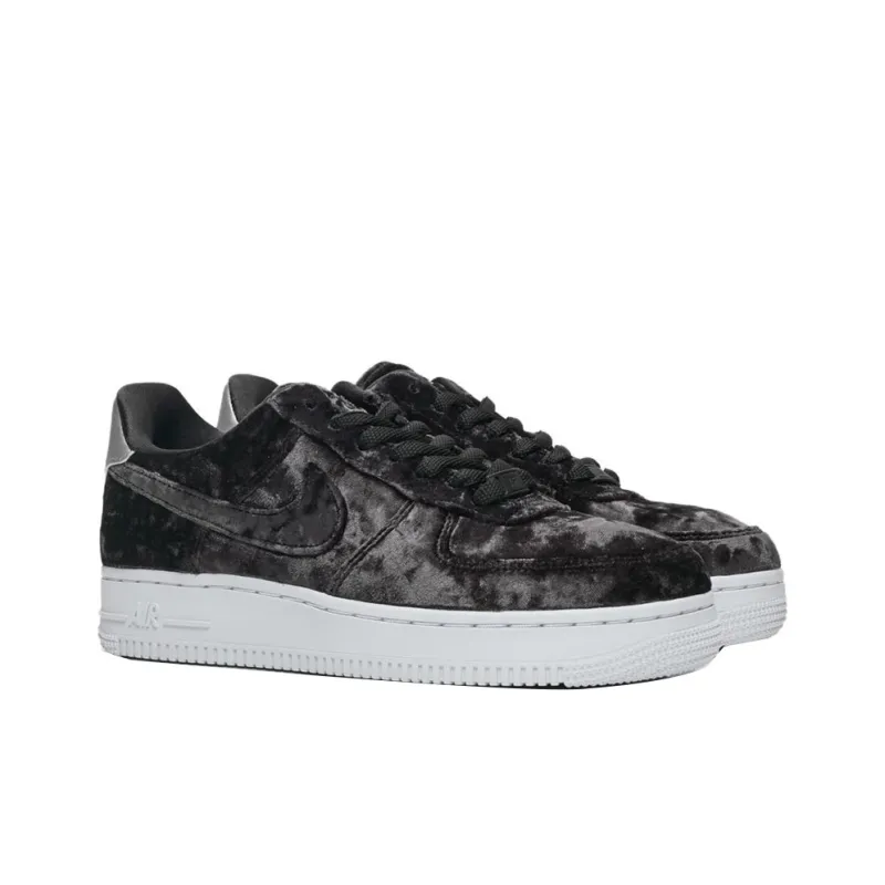 Nike Air Force 1 Low Black Velvet Women's-2