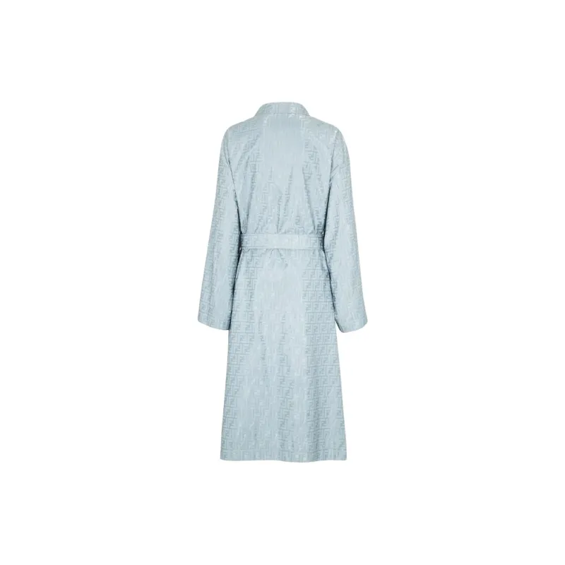 FENDI Ff Jacquard Belted Trench Coat-1